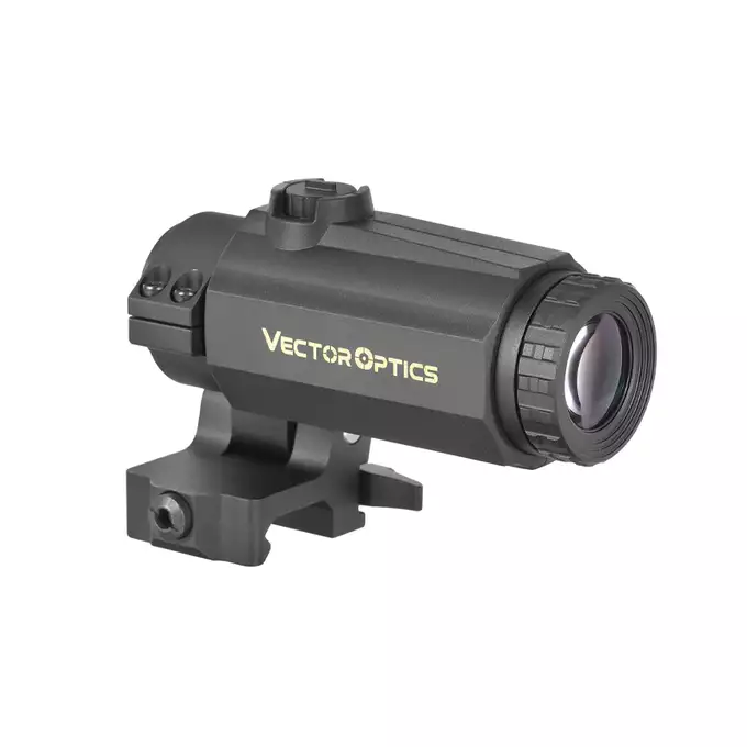 [Zestaw] Powiększalnik Maverick Gen3 3x22 Magnifier MIL [Vector Optics] + Montaż 21mm pod kolimator Maverick [Vector Optics] + Celownik kolimatorowy Maverick Gen3 1x22 MIL - Dark Earth [Vector Optics]