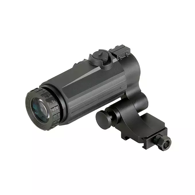 [Zestaw] Powiększalnik Maverick Gen3 3x22 Magnifier MIL [Vector Optics] + Montaż 21mm pod kolimator Maverick [Vector Optics] + Celownik kolimatorowy Maverick Gen3 1x22 MIL - Black [Vector Optics]