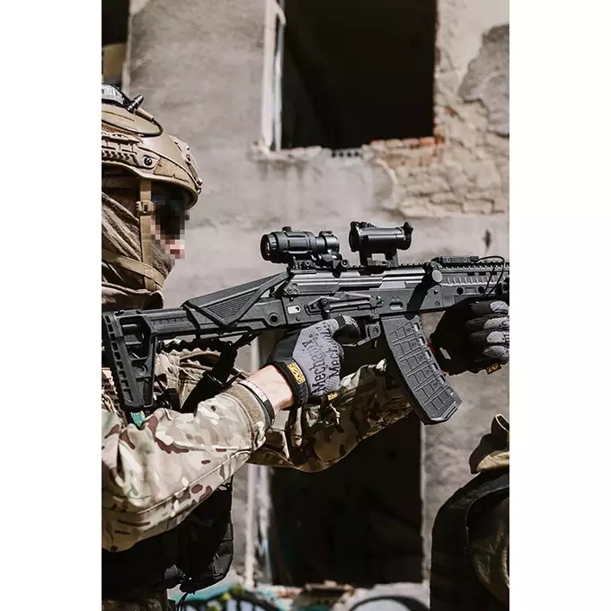 [Zestaw] Powiększacz Maverick 3x26 [Vector Optics] + Montaż 21mm pod kolimator Maverick [Vector Optics] + Celownik Kolimatorowy Maverick 1x22 S-MIL - Black [Vector Optics]