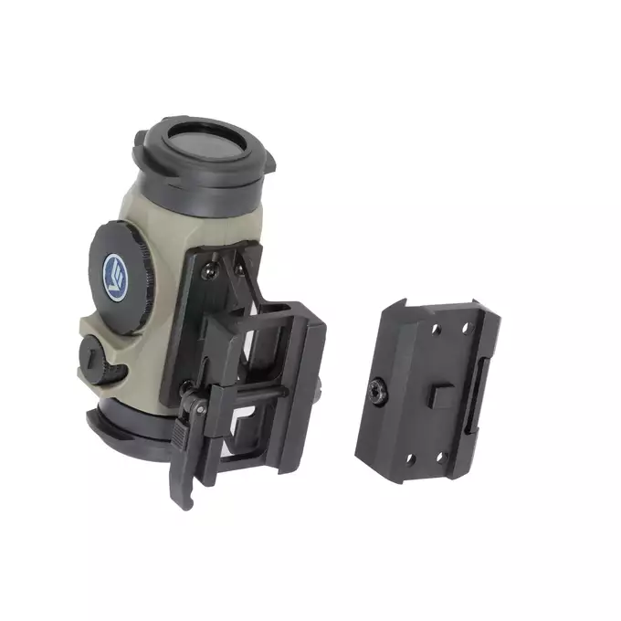 [Zestaw] Powiększalnik Maverick Gen3 3x22 Magnifier MIL [Vector Optics] + Montaż 21mm pod kolimator Maverick [Vector Optics] + Celownik kolimatorowy maverick-IV 1X20 - Coyote [Vector Optics]