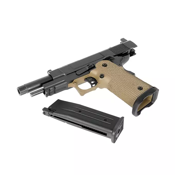 [Zestaw] R504 - Tan [Army Armament] + Magazynek do R601 JW3 TTI Combat Master, R614 JW4 Pit Viper [Army Armament]