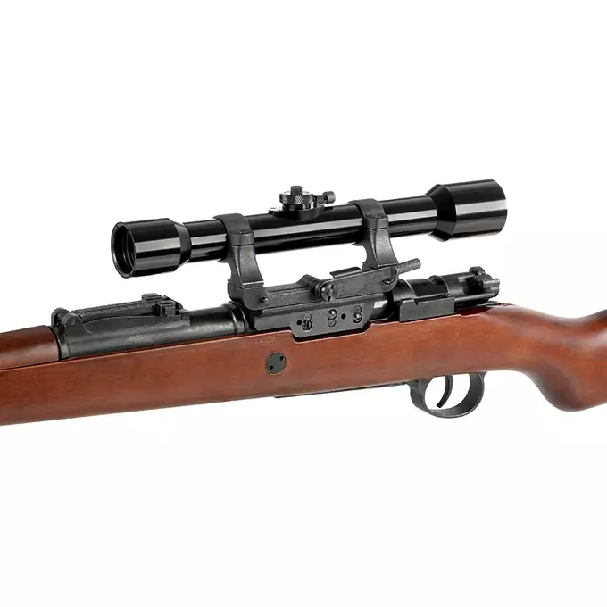 [Set] Kar98k bolt-action rifle replica - ABS Stock [S&amp;T] + 25rd M1903A3/Kar98k Magazine - Black [S&amp;T] + 4x26 ZF39 Type Scope for Kar98k [S&amp;T]
