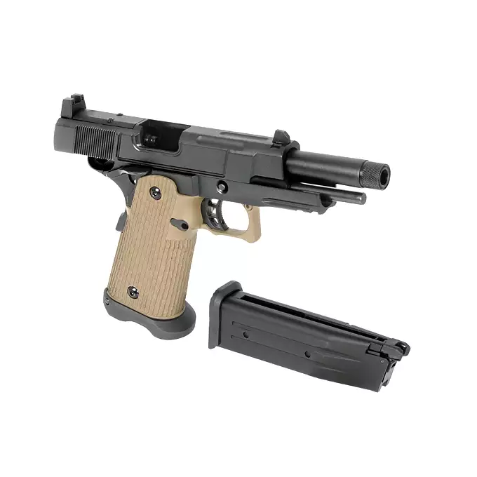 [Zestaw] R504 - Tan [Army Armament] + Magazynek do R601 JW3 TTI Combat Master, R614 JW4 Pit Viper [Army Armament]