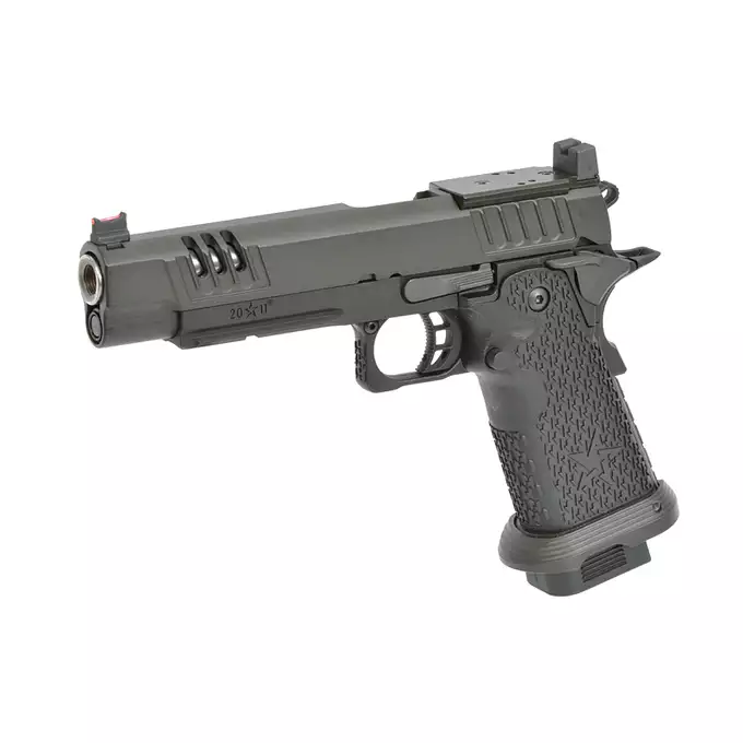 [Zestaw] R613 STACCATO 2011 XL - Black [6MMPROSHOP] + Magazynek do R601 JW3 TTI Combat Master, R614 JW4 Pit Viper [Army Armament]