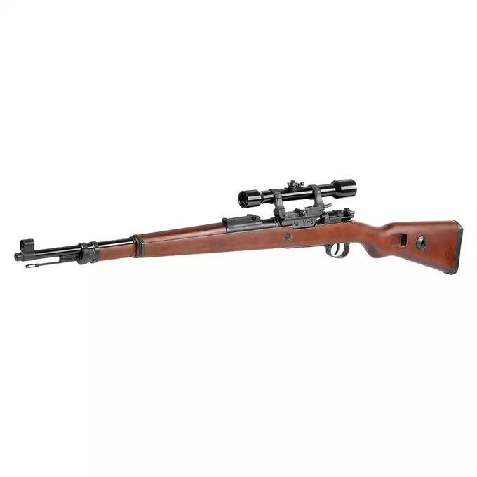 [Set] Kar98k bolt-action rifle replica - ABS Stock [S&amp;T] + 25rd M1903A3/Kar98k Magazine - Black [S&amp;T] + 4x26 ZF39 Type Scope for Kar98k [S&amp;T]