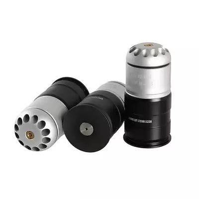 [Zestaw] Replika Amerykańskiego Granatnika 9" Lightweight - Black [S&amp;T] + Zestaw 3 granatów 40MM na 70 kulek [S&amp;T]