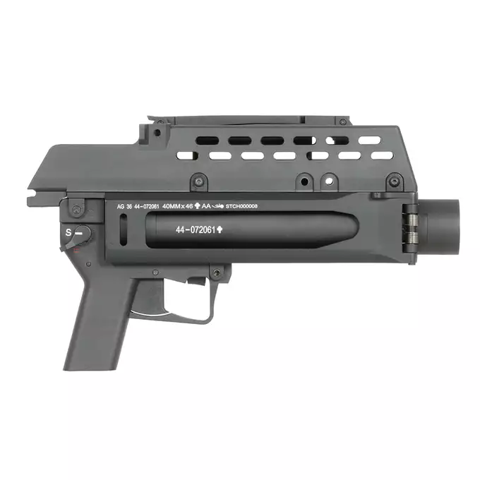 [Zestaw] Replika Niemieckiego Granatnika Do G36 - BK [S&amp;T] + Zestaw 3 granatów 40MM na 70 kulek [S&amp;T]