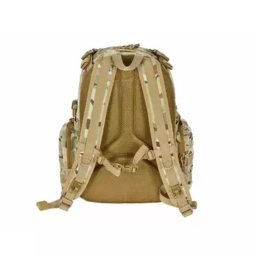 Tactical backpack with helmet pocket - BLACK [8FIELDS]