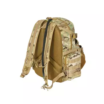 Tactical backpack with helmet pocket - BLACK [8FIELDS]
