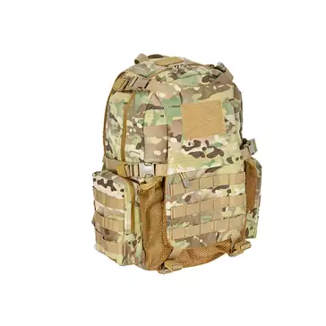 Tactical backpack with helmet pocket - BLACK [8FIELDS]