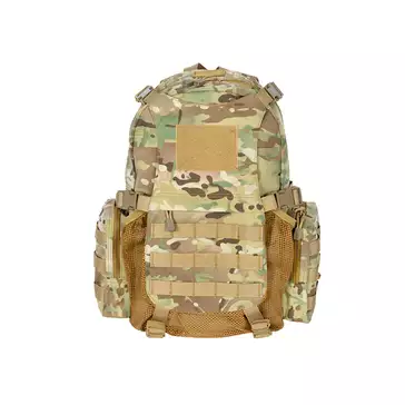 Tactical backpack with helmet pocket - BLACK [8FIELDS]