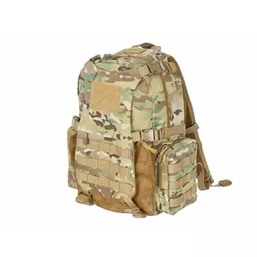 Tactical backpack with helmet pocket - BLACK [8FIELDS]