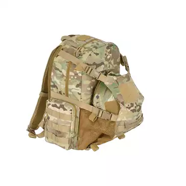 Tactical backpack with helmet pocket - BLACK [8FIELDS]