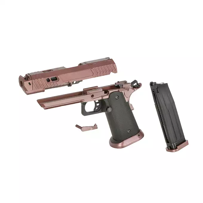 [Zestaw] Pistolet Airsoftowy 304 GBB (Optic Ready) [Double Bell]