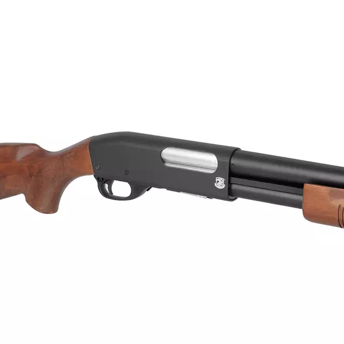 [Zestaw] Replika strzelby ST870 Middle - Real Wood [S&amp;T] + Zestaw 5 magazynków do repliki strzelby ST870 [S&amp;T]