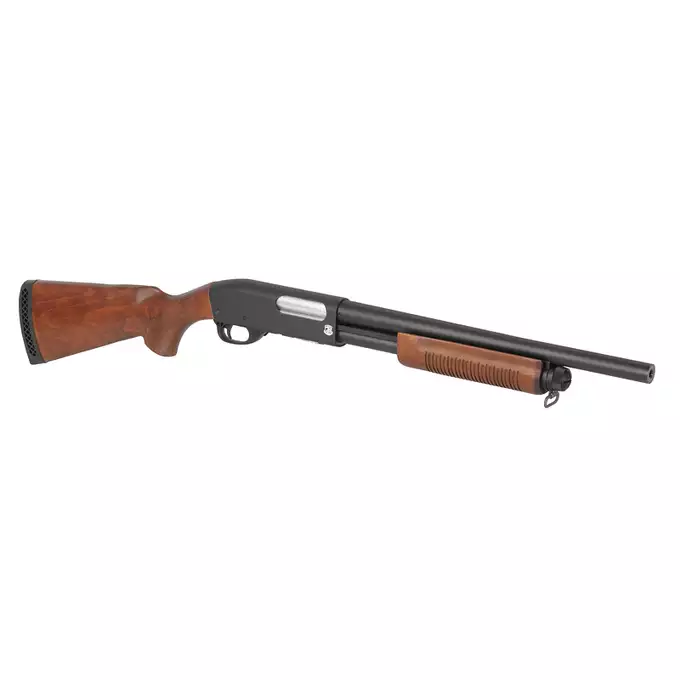 [Zestaw] Replika strzelby ST870 Middle - Real Wood [S&amp;T] + Zestaw 5 magazynków do repliki strzelby ST870 [S&amp;T]