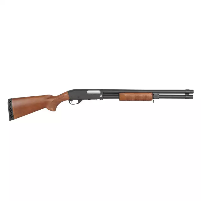 [Zestaw] Replika strzelby ST870 Long - Real Wood [S&amp;T] + Zestaw 5 magazynków do repliki strzelby ST870 [S&amp;T]