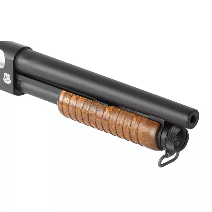 [Zestaw] Replika strzelby ST870 Short - Real Wood [S&amp;T] + Zestaw 5 magazynków do repliki strzelby ST870 [S&amp;T]