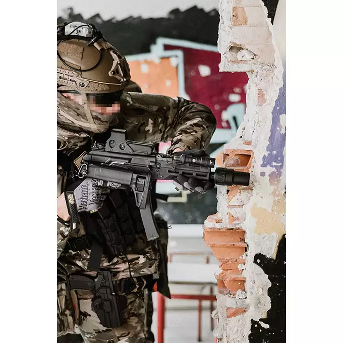[Zestaw] Taktyczna latarka M322 Scout LED - Black [WADSN] + Włącznik chwilowy do Latarek - Picatinny - Black [WADSN]