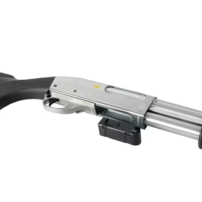 [Zestaw] Replika strzelby ST870 Long - Silver/Black [S&amp;T] + Zestaw 5 magazynków do repliki strzelby ST870 [S&amp;T]
