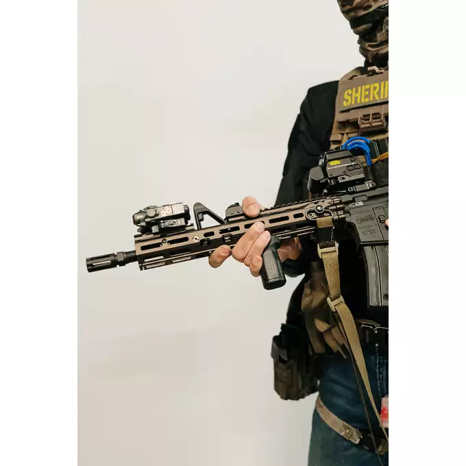 [Zestaw] Taktyczna latarka M322 Scout LED - Black [WADSN] + Włącznik chwilowy do Latarek - Picatinny - Black [WADSN]