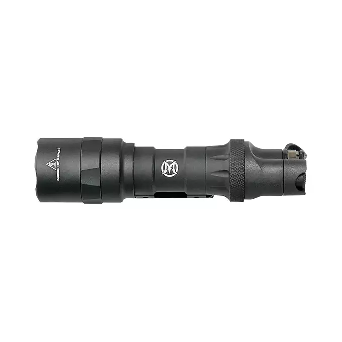 [Zestaw] Taktyczna latarka M322 Scout LED - Black [WADSN] + Montaż pod Włącznik Żelowy AN/PEQ -  Picatinni [WADSN]
