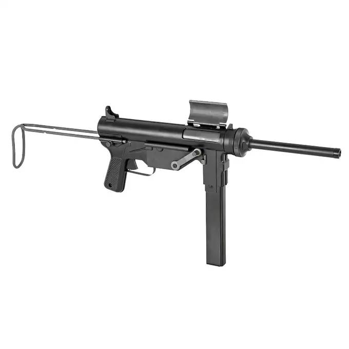 [Zestaw] Replika pistoletu maszynowego M3 [ICS] + Magazynek na 140 kulki do repliki M3 Grease Gun [ICS]