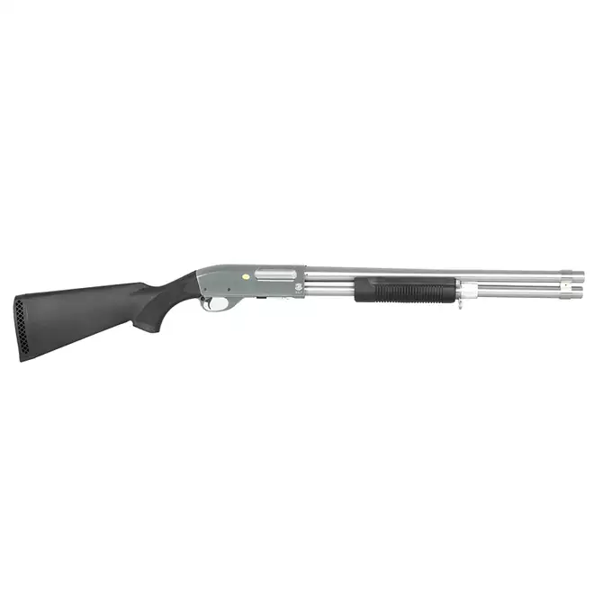 [Zestaw] Replika strzelby ST870 Long - Silver/Black [S&amp;T] + Zestaw 5 magazynków do repliki strzelby ST870 [S&amp;T]