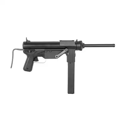 [Zestaw] Replika pistoletu maszynowego M3 [ICS] + Magazynek na 140 kulki do repliki M3 Grease Gun [ICS]