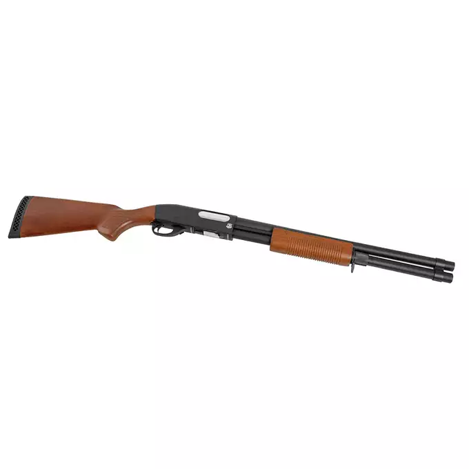[Zestaw] Replika strzelby ST870 Long - Real Wood [S&amp;T] + Zestaw 5 magazynków do repliki strzelby ST870 [S&amp;T]