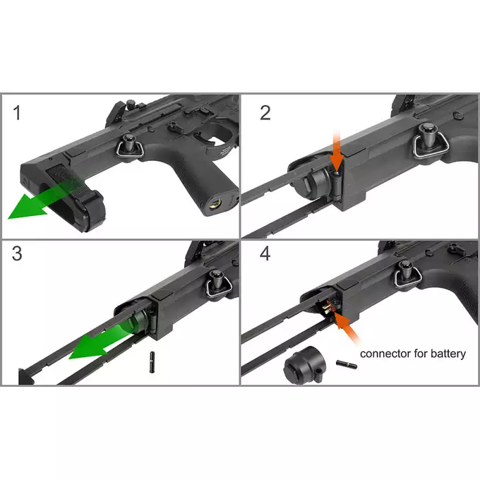 [Zestaw] Noveske Space Invader Pistol - Black [EMG] + Magazynek mid-cap 48 kulek do Noveske Space Invader [EMG]