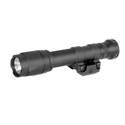 [Zestaw] Latarka LED 200 lumenów - Black [Element] + Włącznik chwilowy do Latarek - Picatinny - Black [WADSN]