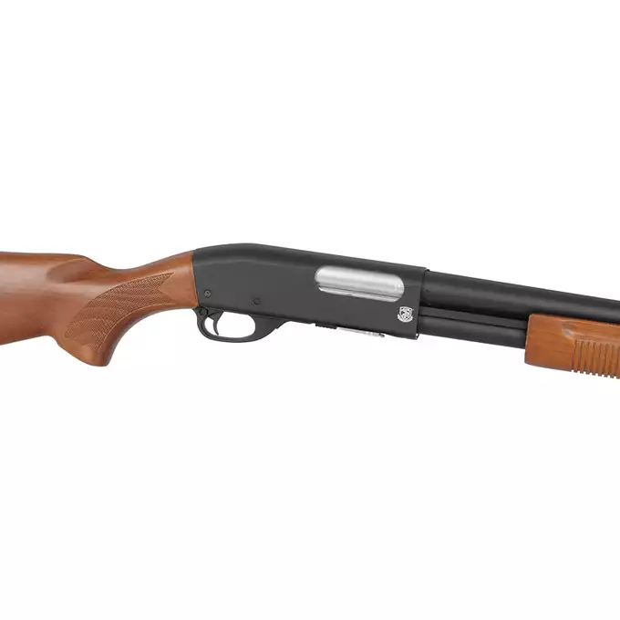 [Zestaw] Replika strzelby ST870 Long - Real Wood [S&amp;T] + Zestaw 5 magazynków do repliki strzelby ST870 [S&amp;T]