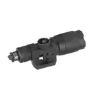 [Zestaw] Taktyczna latarka v300 - black [WADSN] + Montaż pod Włącznik Żelowy AN/PEQ -  Picatinni [WADSN]
