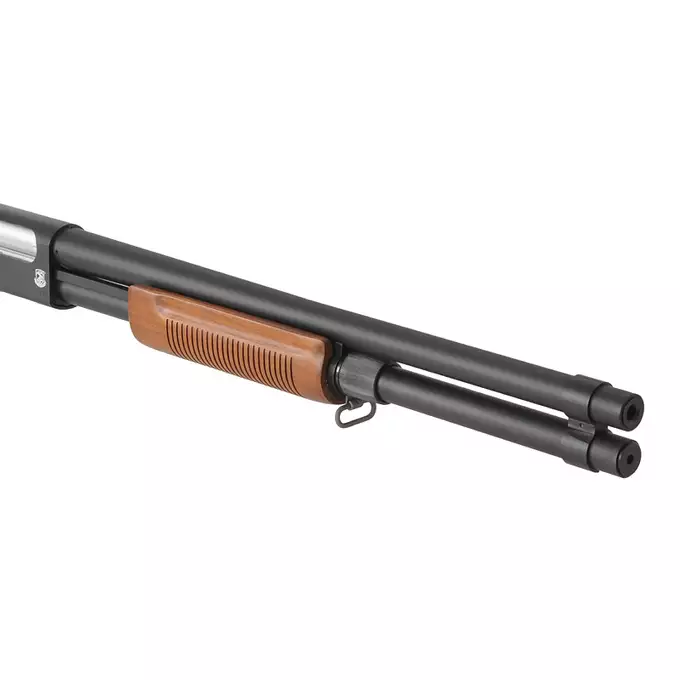 [Zestaw] Replika strzelby ST870 Long - Real Wood [S&amp;T] + Zestaw 5 magazynków do repliki strzelby ST870 [S&amp;T]