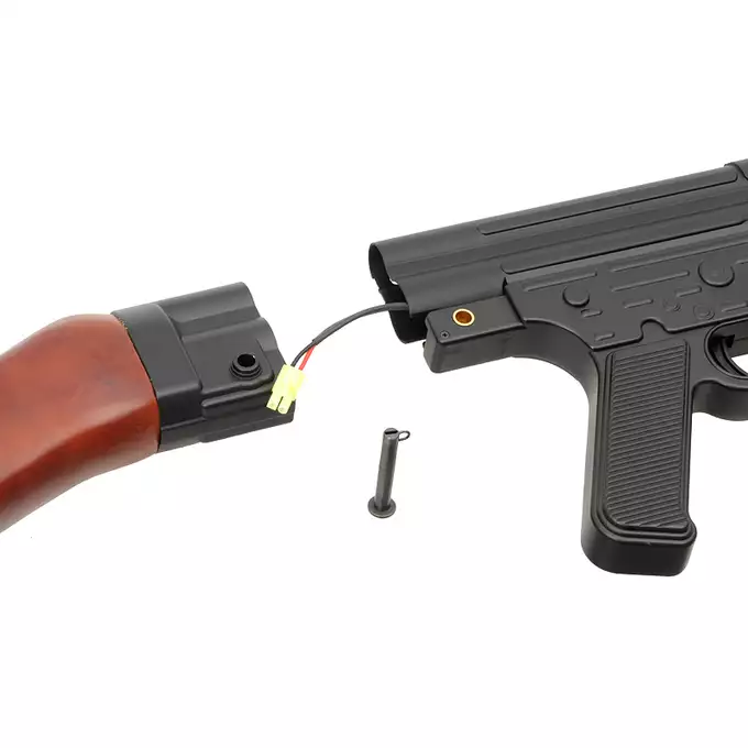 [Zestaw] Replika karabinu szturmowego MP44 Full Metal AEG - Real Wood [AGM] + Magazynek Mid-Cap 190 Kulek do AGM MP44 - Black [AGM]