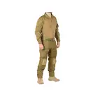 [Zestaw] Mundur wojskowy rozmiar S - Khaki [8FIELDS] + Sztywny pas M z klamrą QD - TAN [8FIELDS]