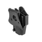[Zestaw] Kabura Per-Fit do ponad 80 modeli pistoletów - Black [Amomax] + Sztywny pas M z klamrą QD - BLACK [8FIELDS]