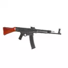 [Zestaw] Replika karabinu szturmowego MP44 Full Metal AEG - Real Wood [AGM] + Magazynek Mid-Cap 190 Kulek do AGM MP44 - Black [AGM]