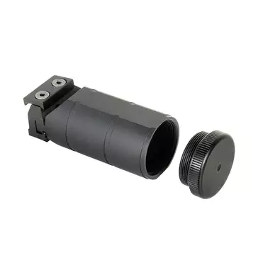 Aluminum russian compact front grip for Picatinny rail - Black [5KU]