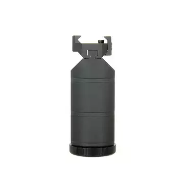 Aluminum russian compact front grip for Picatinny rail - Black [5KU]