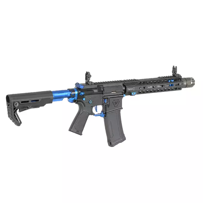 Strike industries 10" Raiders SBR AEG Rifle - Blue [EMG]