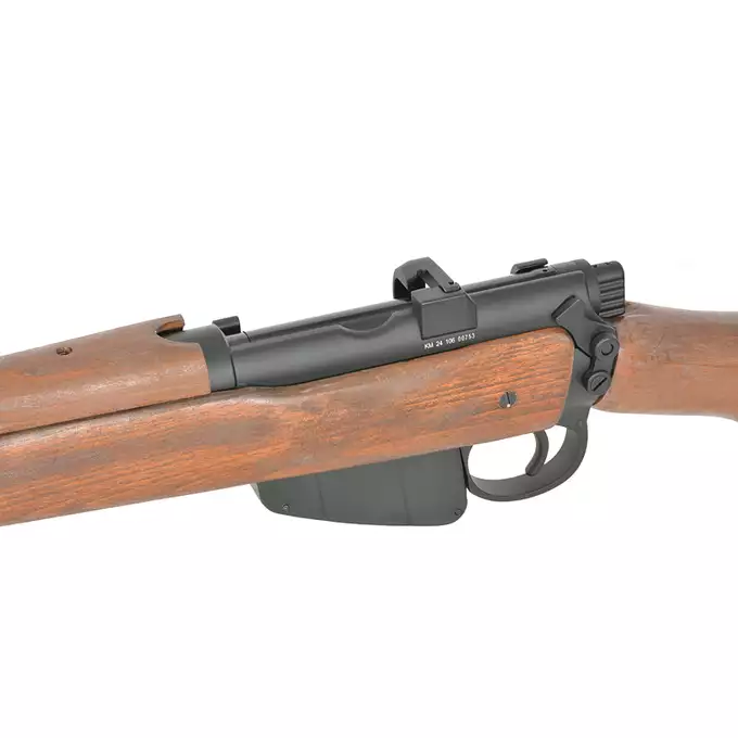 WWII SMLE No.1 MK III Bolt-Action Rifle Replica - Real Wood [Double Bell]