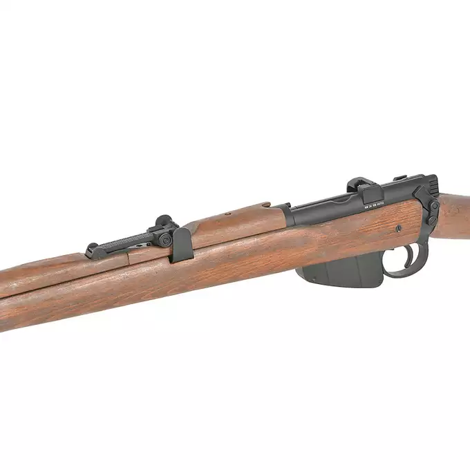 WWII SMLE No.1 MK III Bolt-Action Rifle Replica - Real Wood [Double Bell]