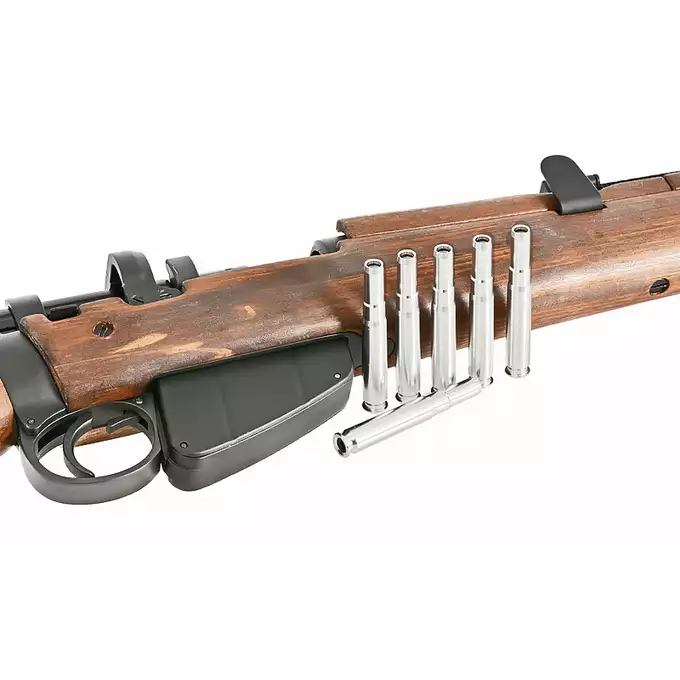 WWII SMLE No.1 MK III Bolt-Action Rifle Replica - Real Wood [Double Bell]