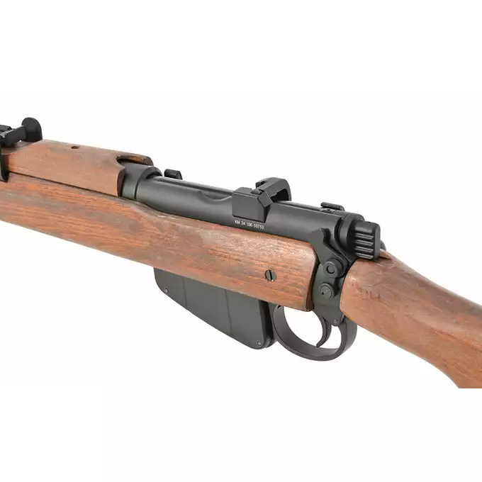 WWII SMLE No.1 MK III Bolt-Action Rifle Replica - Real Wood [Double Bell]