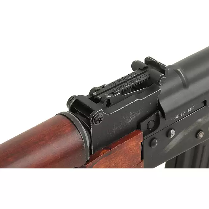 [Zestaw] ASK201A EBB Full-Metal (Vintage Style) [APS] + Magazynek Mid-Cap na 180 kulek do AK12 [WELL]