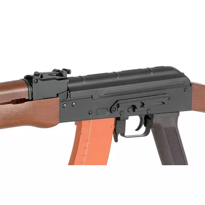 [Zestaw] Replika Karabinka AK-74N Sports Line AEG [S&amp;T] + Magazynek Mid-Cap na 180 kulek do AK12 [WELL]