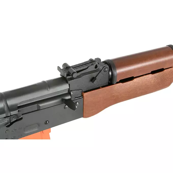 [Zestaw] Replika Karabinka AK-74N Sports Line AEG [S&amp;T] + Magazynek Mid-Cap na 180 kulek do AK12 [WELL]