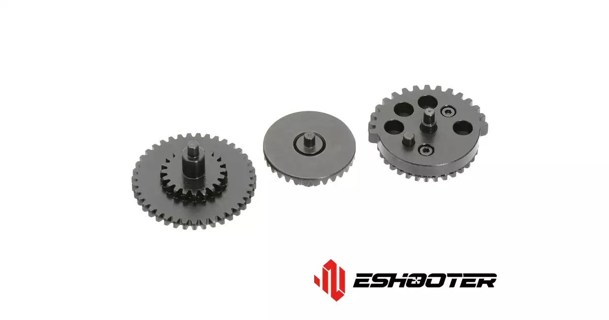 CNC Steel Machined Gear Set 18:1 - Standard [E-Shooter] | Taiwangun